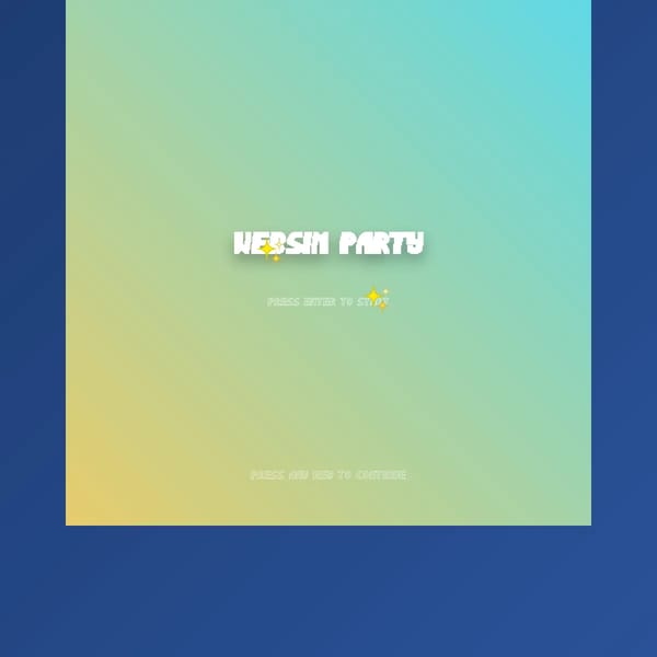 Websim Party