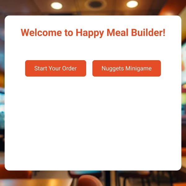Happy Meal Builder