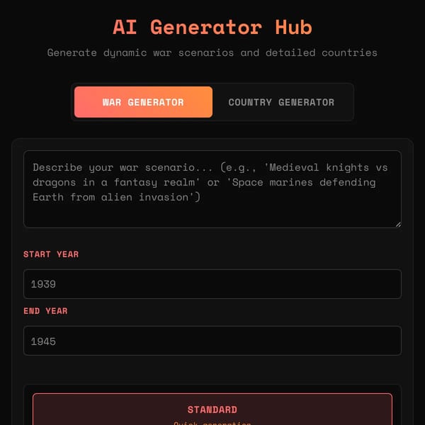 War Generator