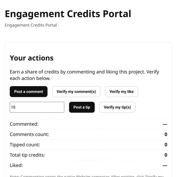 Free credits