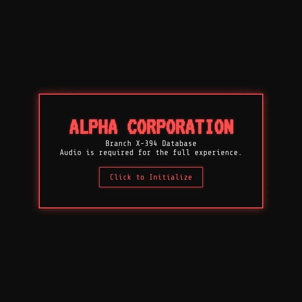 Alpha Corporation Abnormality (Joke Site)