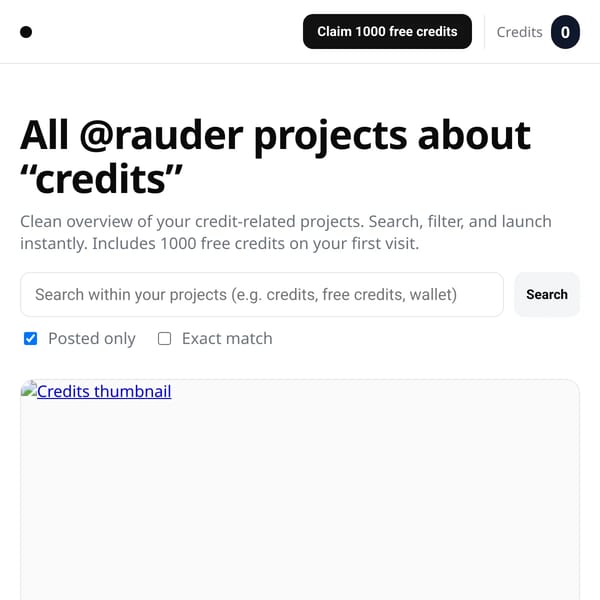 Credits