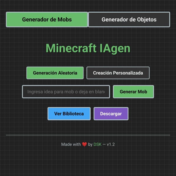 Generador de criaturas de Minecraft