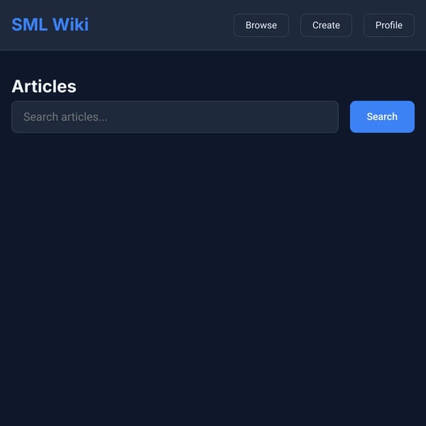 SML Wiki - Create & Edit Articles