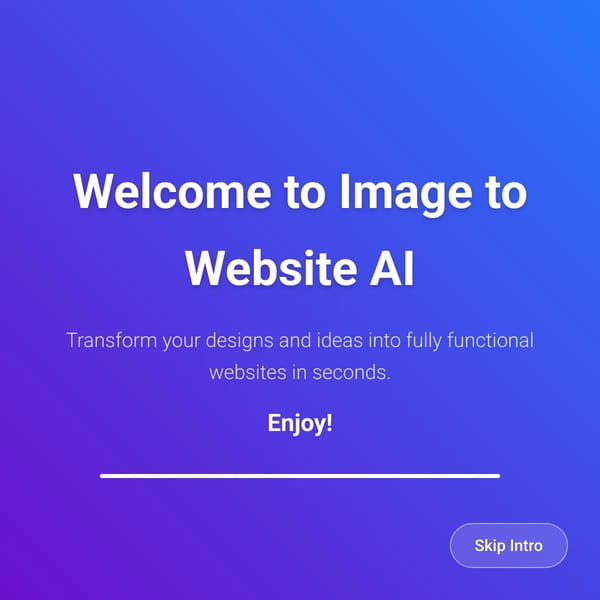 Image to Website AI