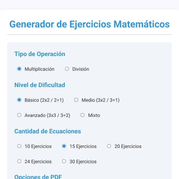 Generación Funciones Afín y Lineal / Ecuaciones