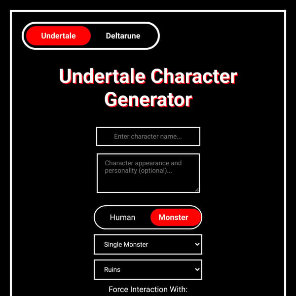 Character Generator