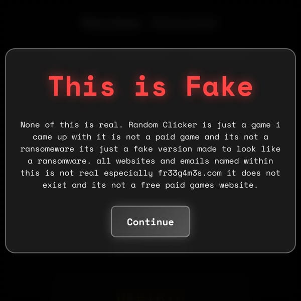 Random Clicker Ransomware