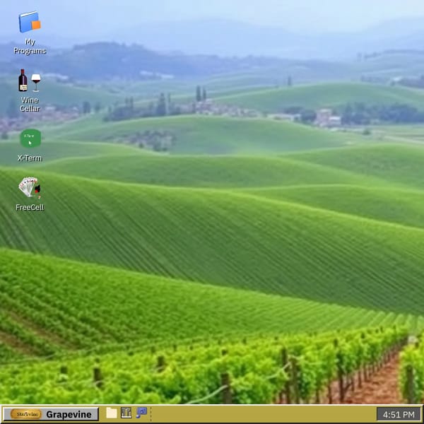 XWine OS (1995 Mock-up)