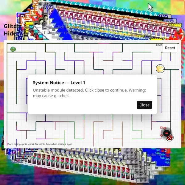 Glitch Hide — 2D Horror