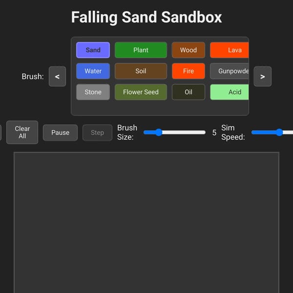 Falling Sand Sandbox
