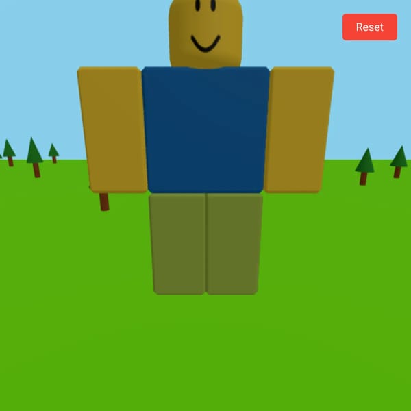 Noob in Grassy Field