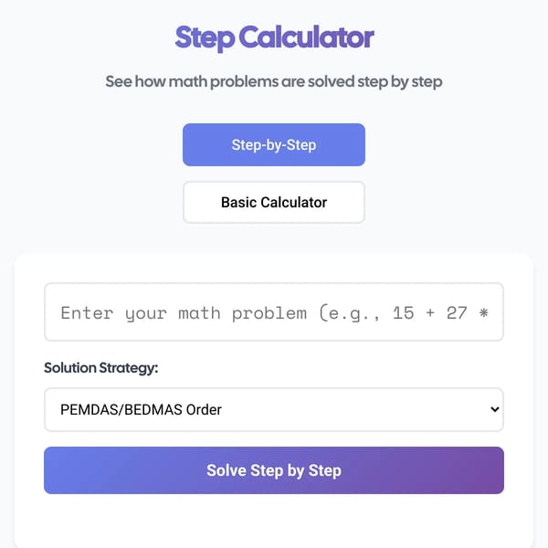 Step Calculator