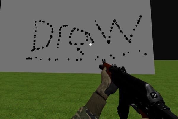 Draw a picture with a gun: UPDATE