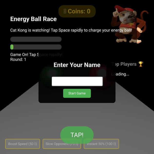 Energy ball race!