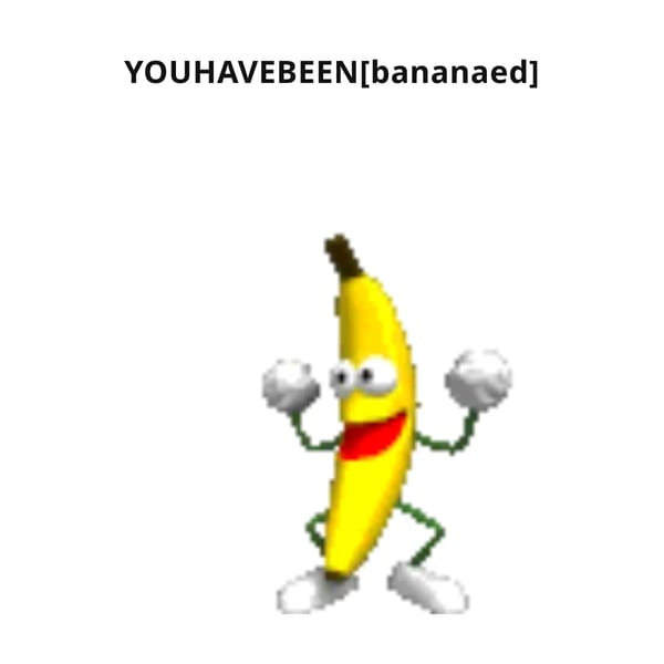 YOUHAVEBEEN[bananaed]