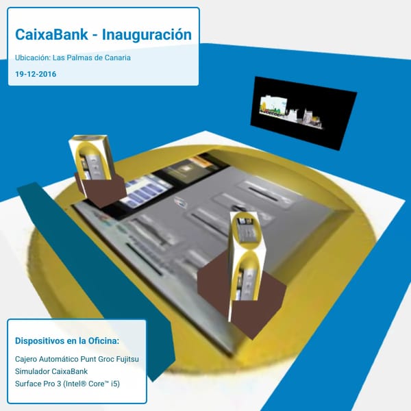Oficina CaixaBank Modelo 3D