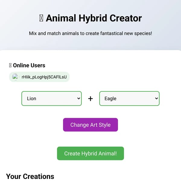 Animal Hybrid Creator