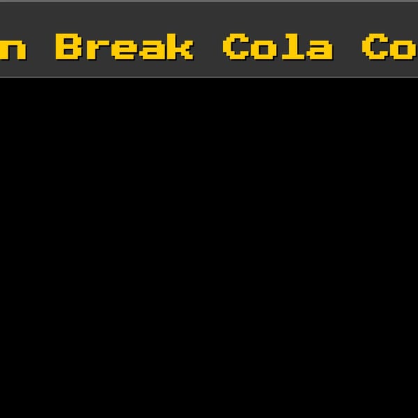 Prison Break Cola Collect