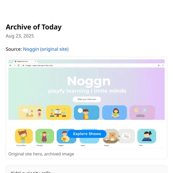 Noggin archive
