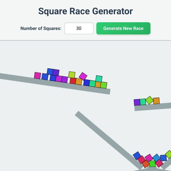 Square Race Generator