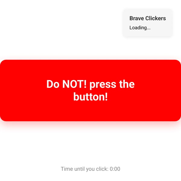 Do NOT Press The Button