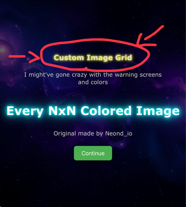 Custom image grid