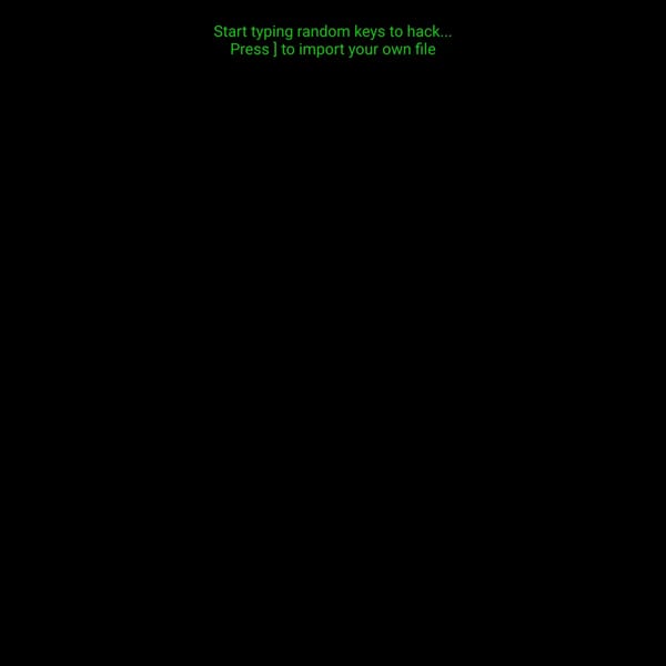 Hacker Typing Simulator