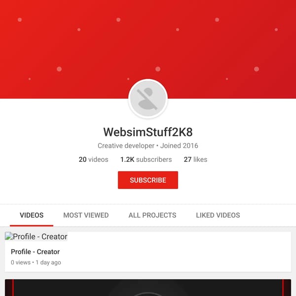 Profile - Creator
