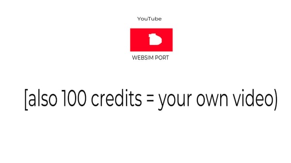 YouTube WebSim Port