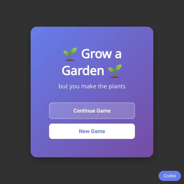 Grow a Garden but you make the plants(beta remix)