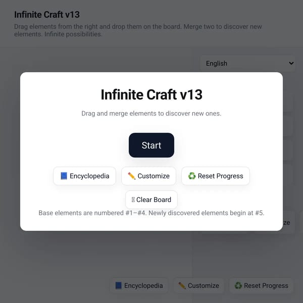 Infinite Craft — by Neal Fun (WIP)