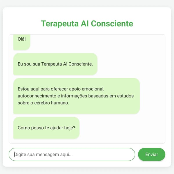 Terapeuta AI Consciente