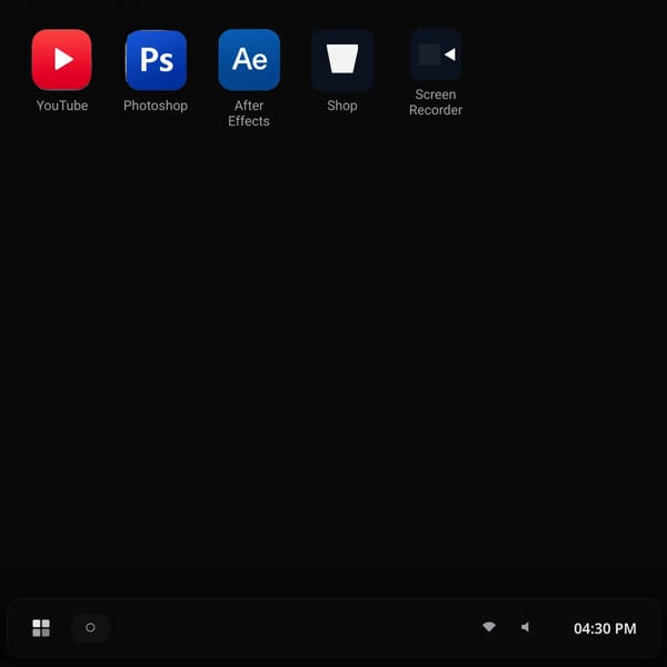 WebOS — Desktop