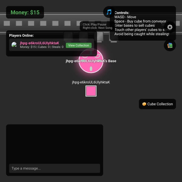 Steal a Cube! (Multiplayer-Steal a ___ game)