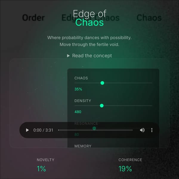 Edge of Chaos — Interactive