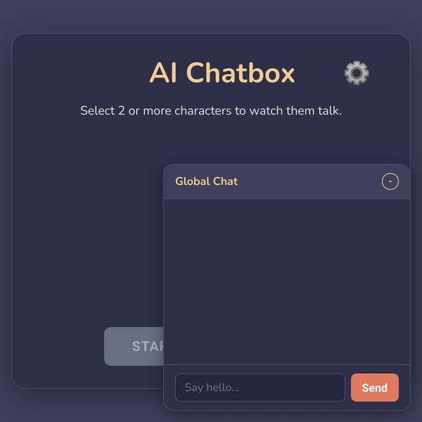 AI Chatbox but different
