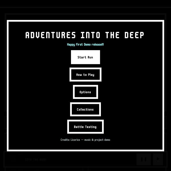 Adventure Into the Deep. Demo 1! World 3 complete. (Working on world 4)