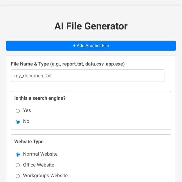 AI File Generator