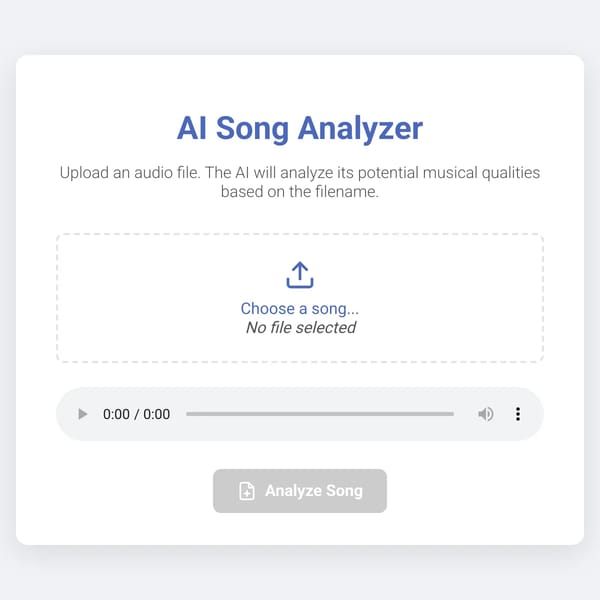 AI Song Analyzer