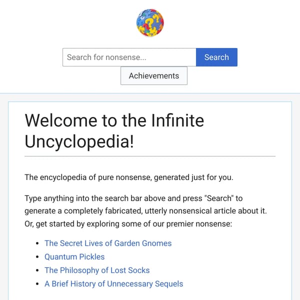 Infiniunclyopedia