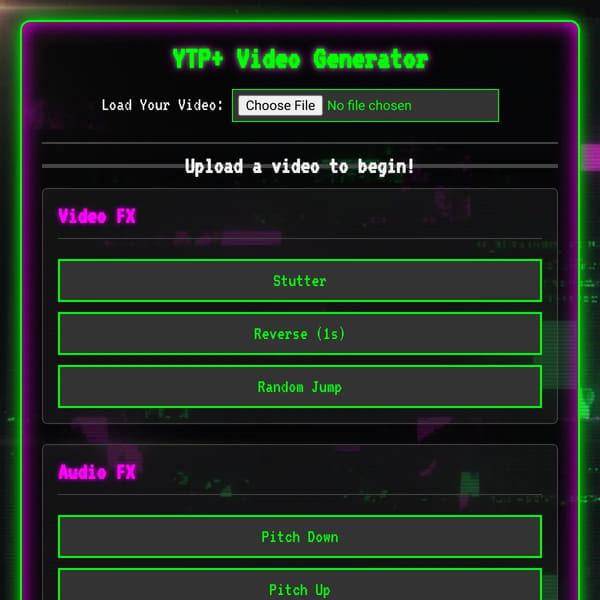 YTP+ Video Generator