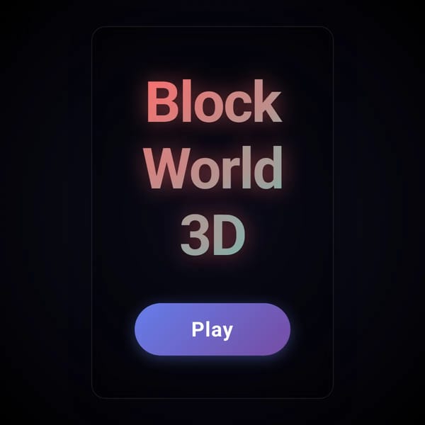 3D Block World