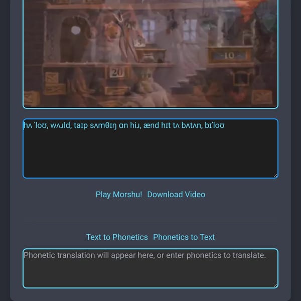 Morshu TTS Generator