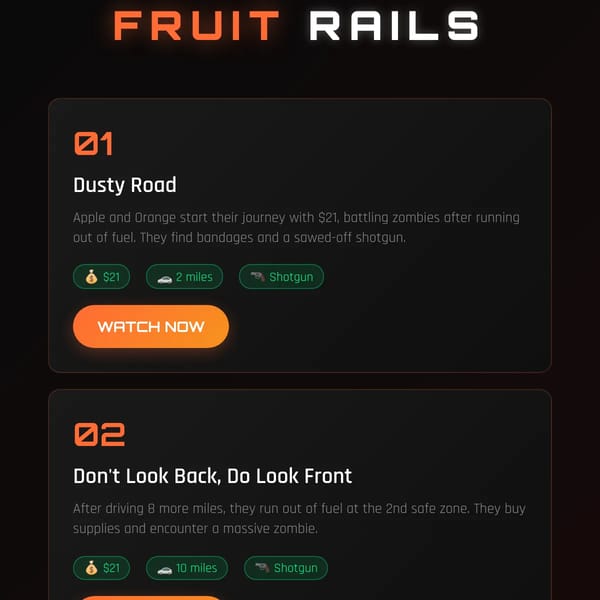 Fruit Rails