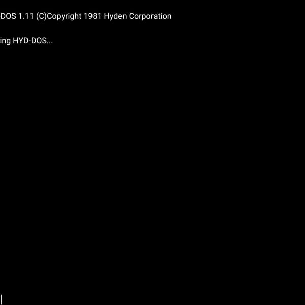 Hydenium OS - HYD-DOS 1.1