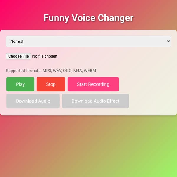 Funny Voice Changer