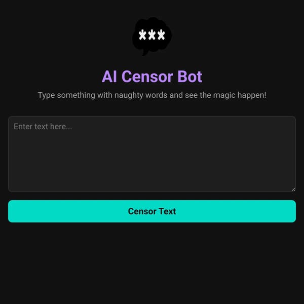 AI Censor Bot