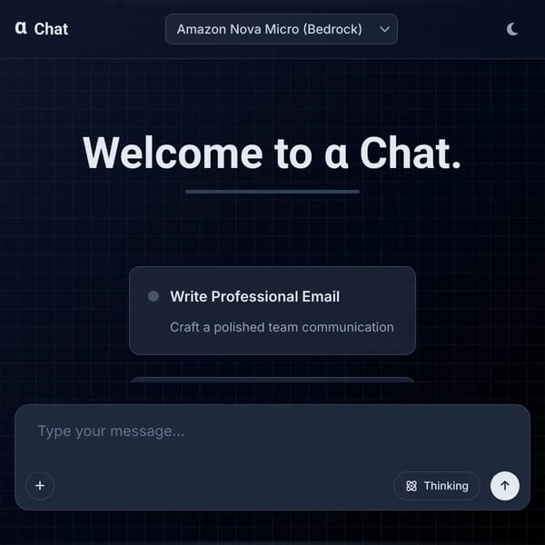 α Chat v7 (beta) - AI with RAG, reasoning and much more!