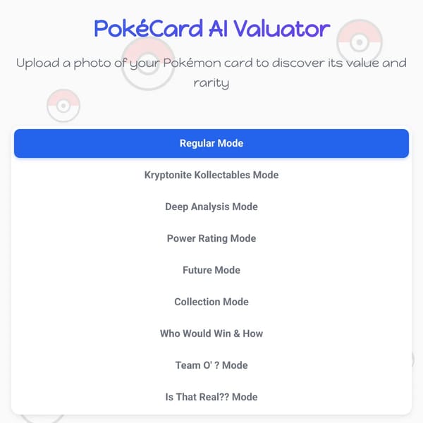 PokéCard AI Valuator